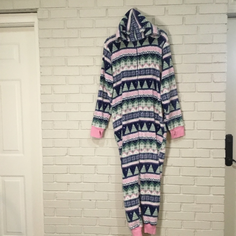 Munki  Munki Pink and Blue Pajamas